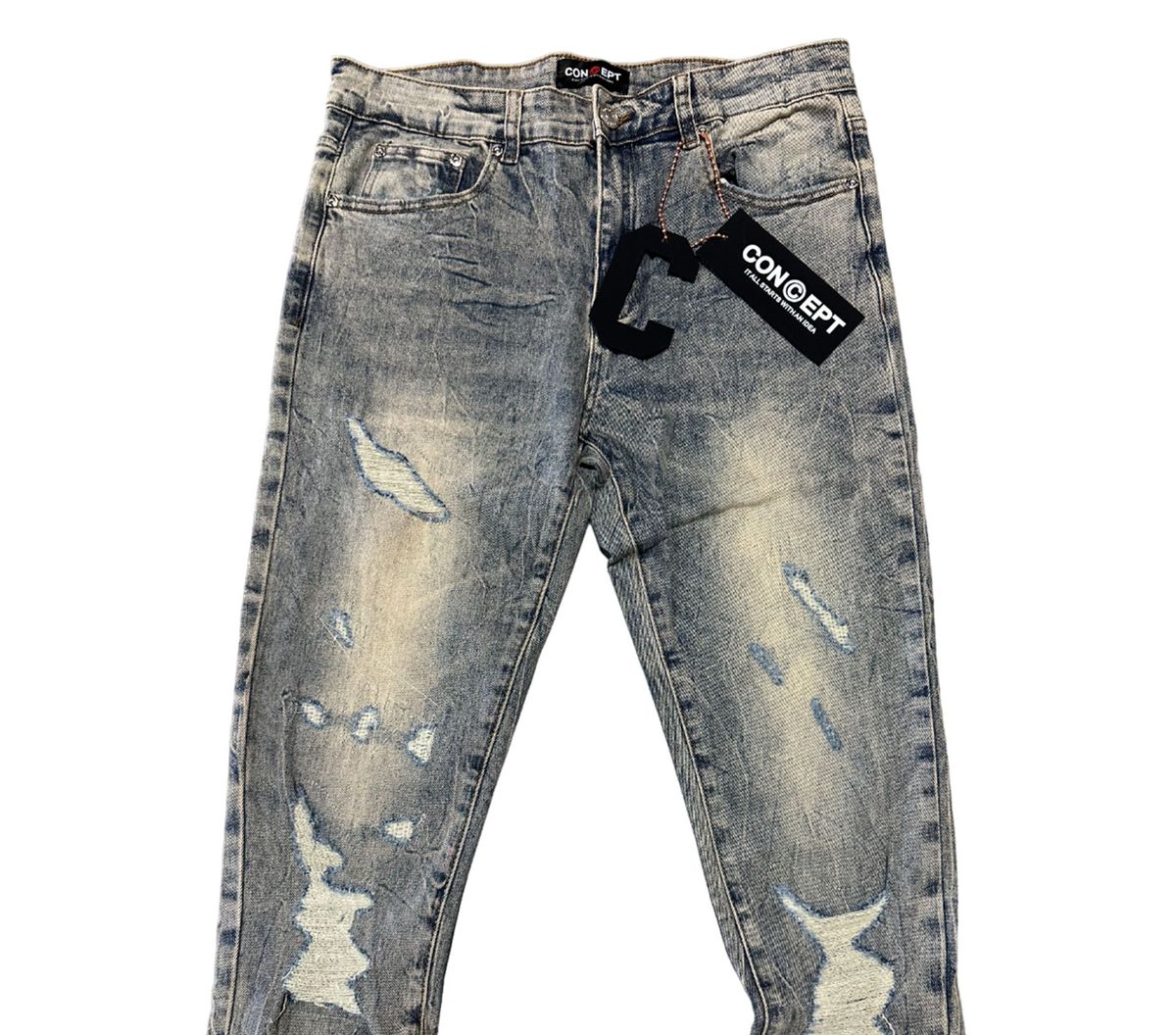 Concept Duke Dirty Wash Jeans - Image 3