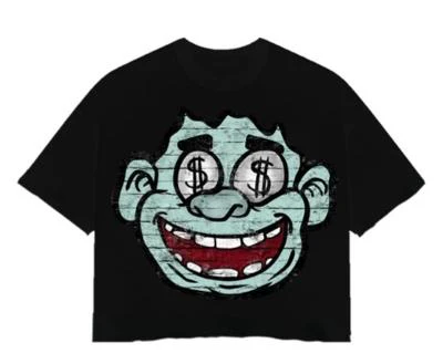 Money Monster “Teal” Cropped Tee - Image 3