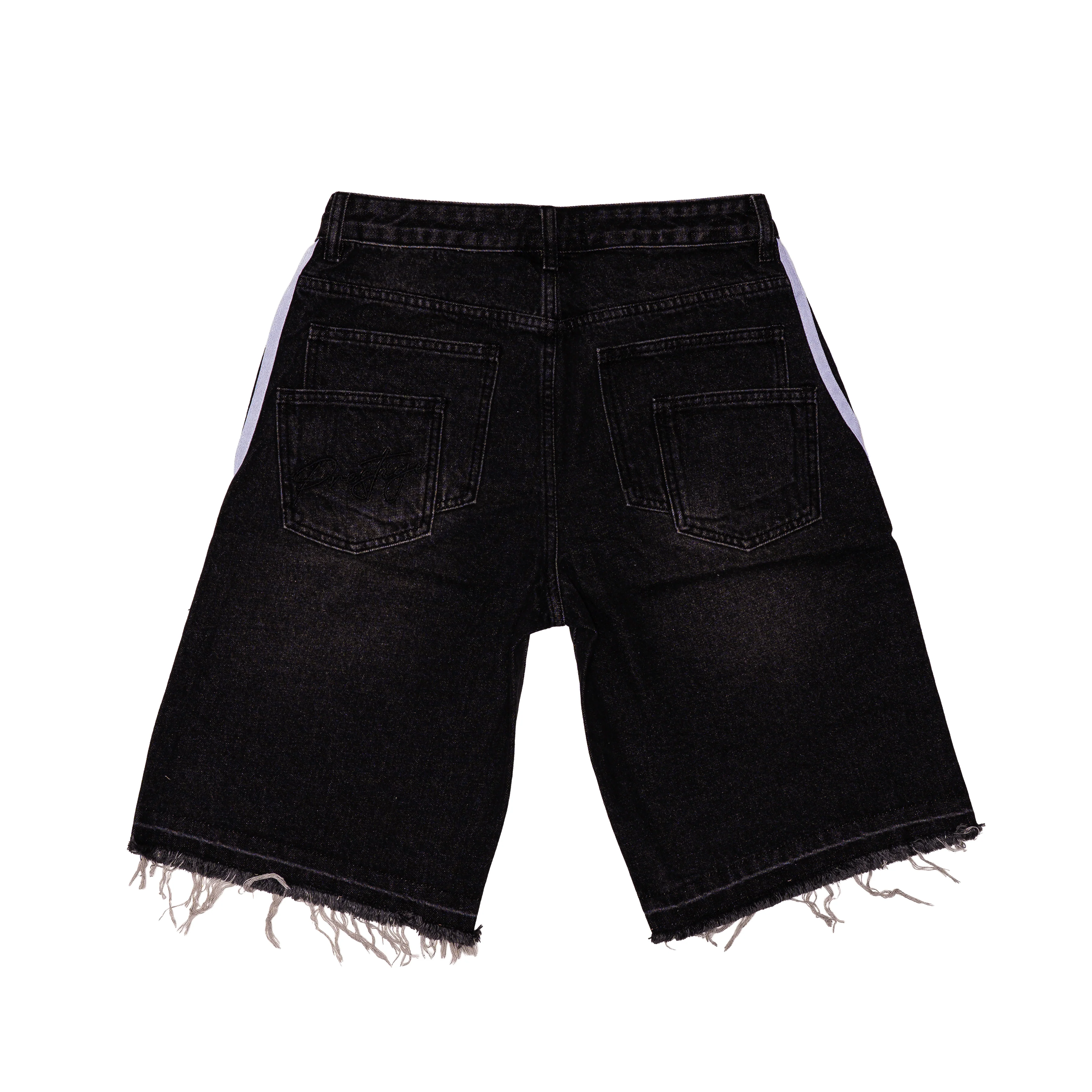 Prestige Black Taped Jorts - Image 3