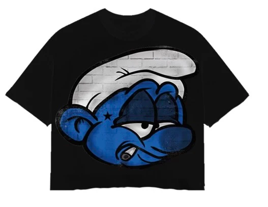 Smurf Cropped Tee - Image 3